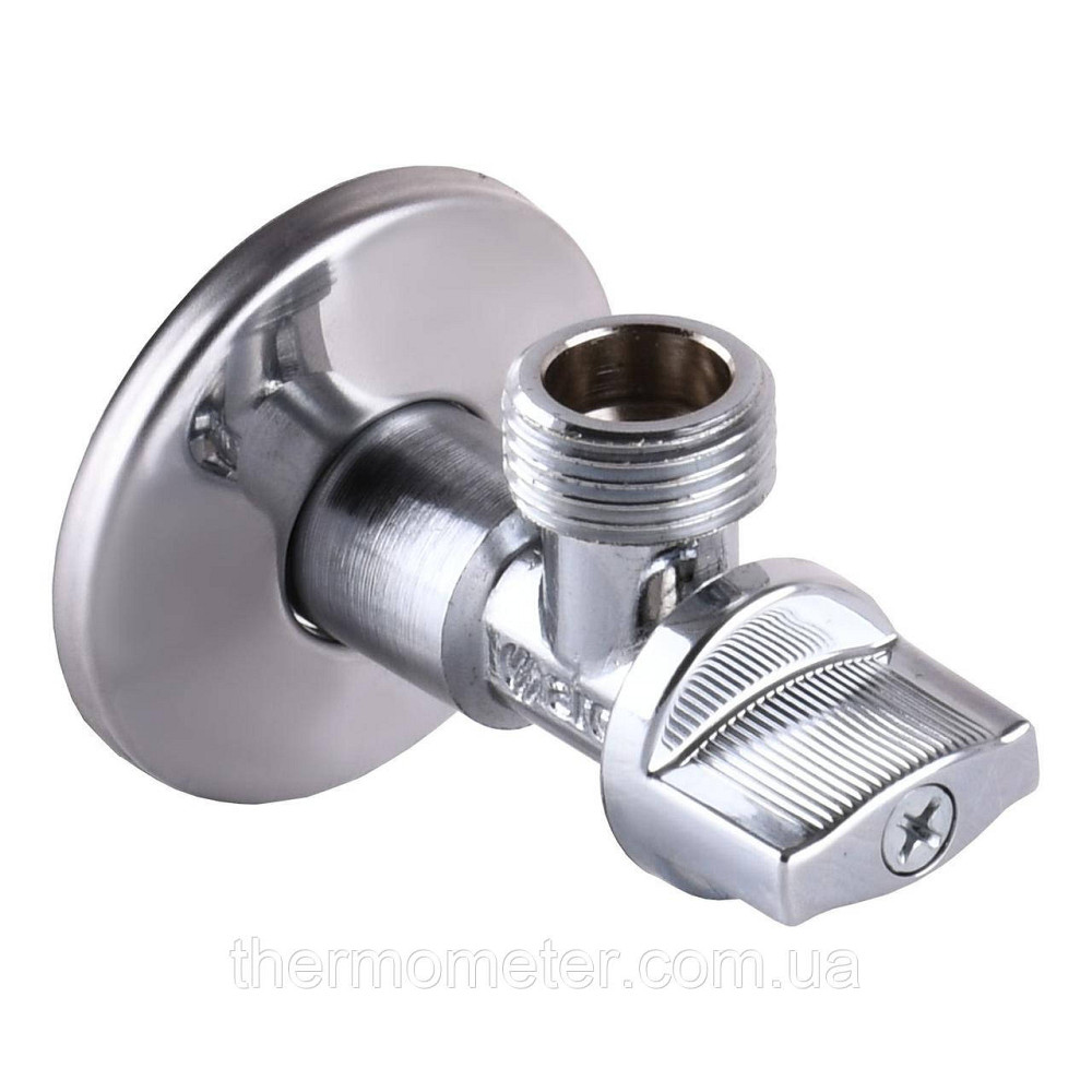 Кран шаровый угловой ARCO 1/2″х 1/2″ NOV91MAC 2 шт. металлическая ручка Киев - изображение 1
