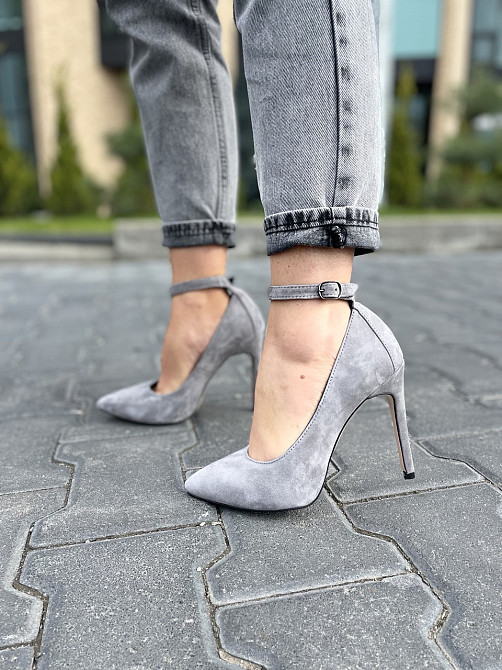 Nivelle Туфлі жіночі NIVELLE 1769/10502-10512 сірі (весна-осінь, замша натуральна) (3764) 39 Коломыя - изображение 1