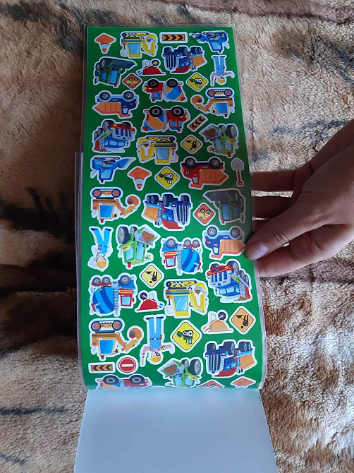 Наклейки дитячі Melinera з альбомом - 34*13см Київ - фото 3