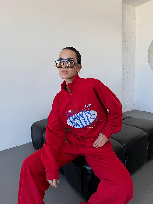 Женский прогулочный костюм двойка турецкая петля-пенье 100% хлопок Одесса - изображение 7