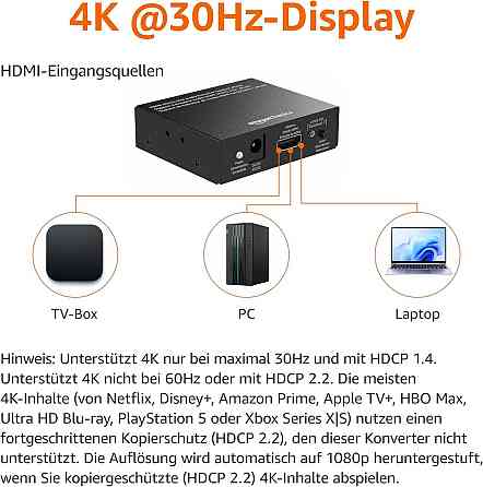 Аудио конвертер HDMI в HDMI + SPDIF и RCA стерео 4K поддержка 5.1 компактный чёрный Киев