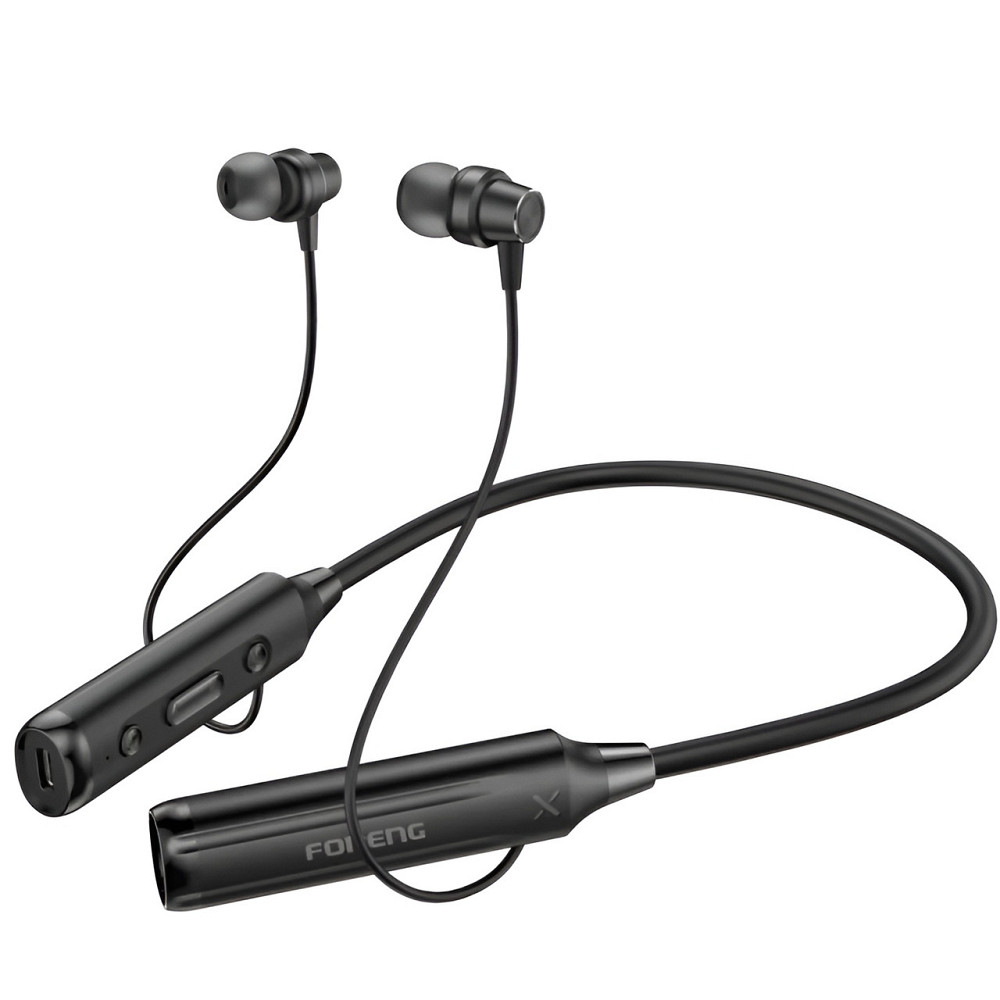 Bluetooth-гарнітура Foneng Neckband Sport (BL38) Чорний Харьков - изображение 9