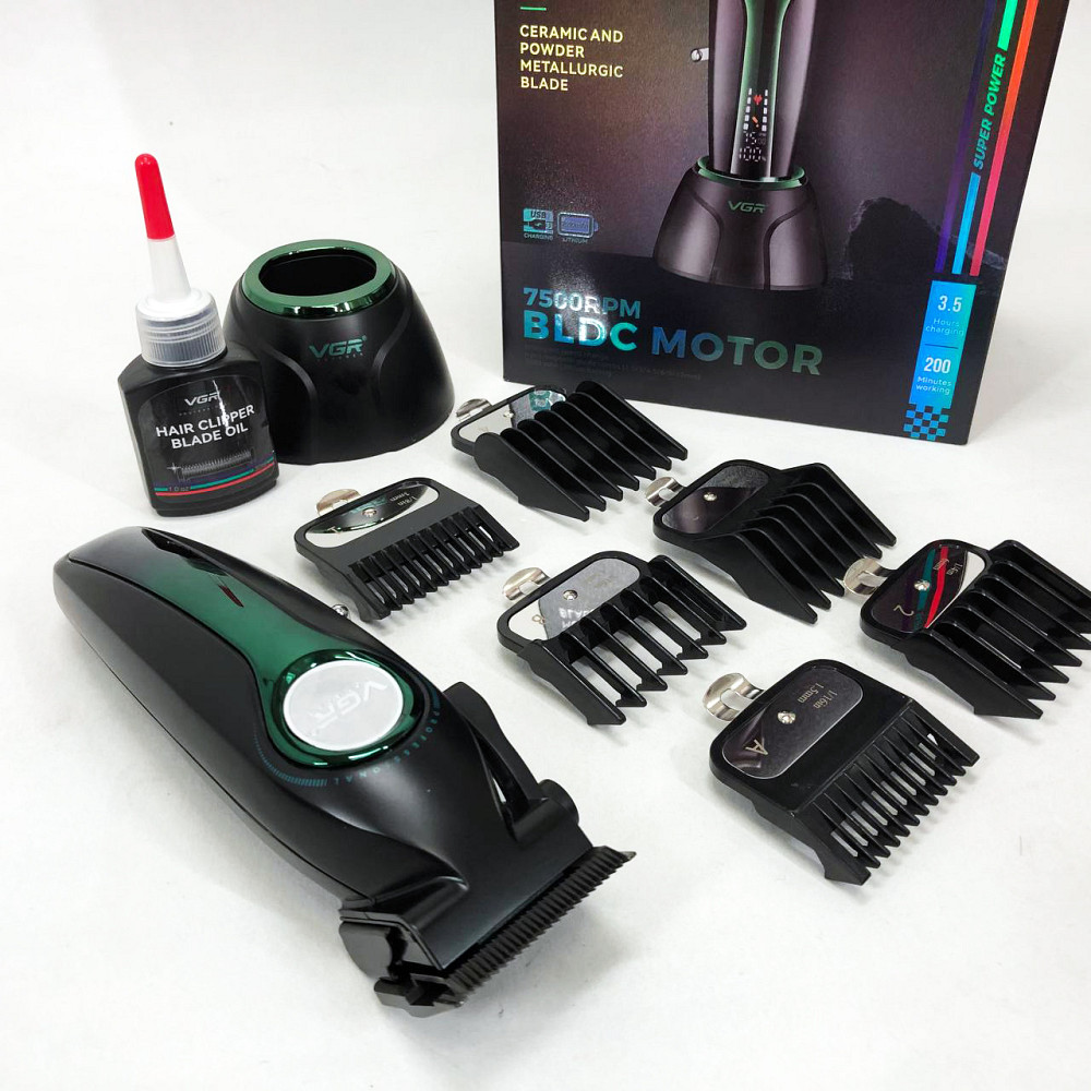 Универсальная машинка для стрижки головы и бороды VGR, Практичная машинка для стрижки волос EP-80 Львов - изображение 13