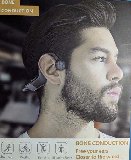 Бездротові спортивні навушники з кістковою провідністю Київ - фото 7