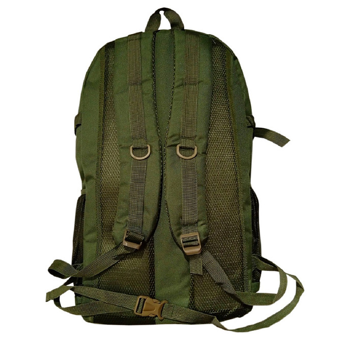 Рюкзак туристичний 40л 50х34х19 оливковий Київ - фото 2