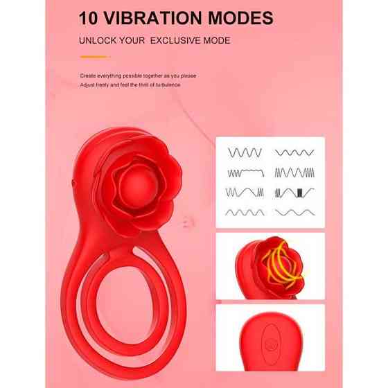 Смарт виброкольцо на пенис и мошонку Love Spouse 