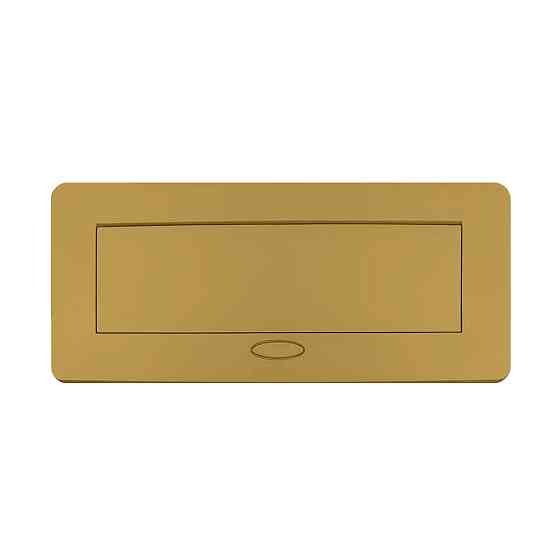 LIVOLO Меблева розетка потрійна LIVOLO золота, вбудована у стільницю, з USB 10 Вт, універсально Коломия