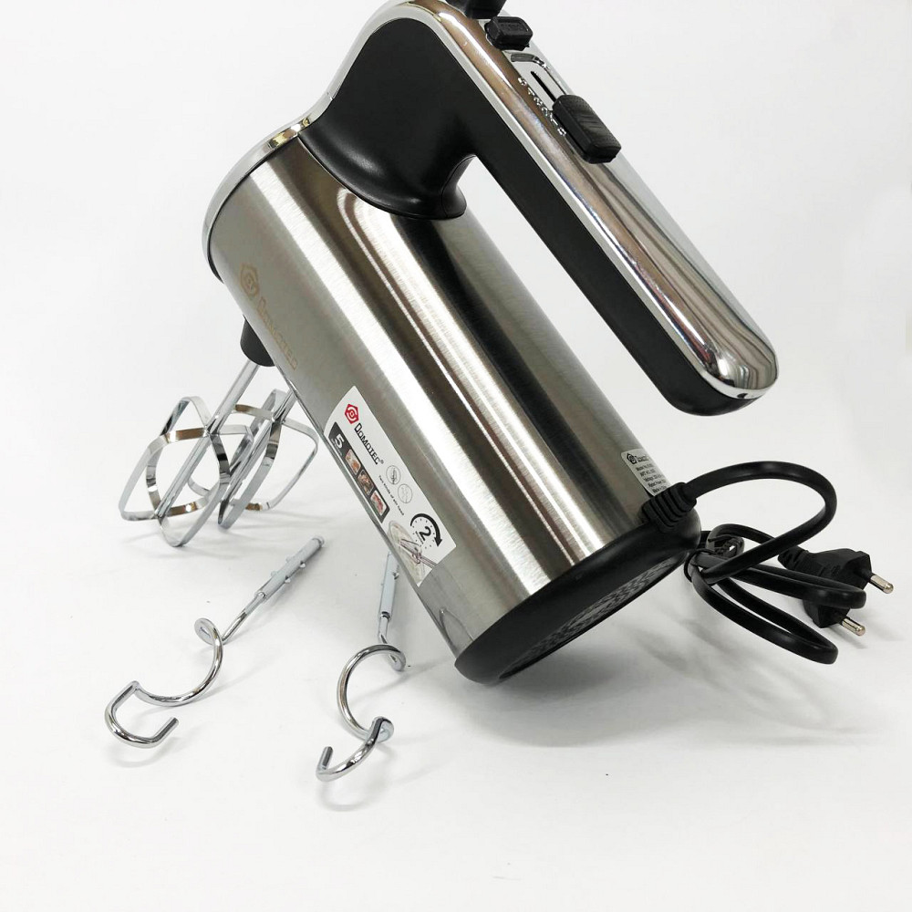 Ручний міксер з різними режимами швидкості, Міксер кухонний професійний для замішування сумішей QF-16 Львів - фото 8