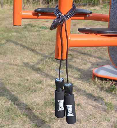 Скакалка швидкісна спортивна PowerPlay 4211 X ROPE з обтяжувачами 2 шт по 120г Чорна 3м Київ