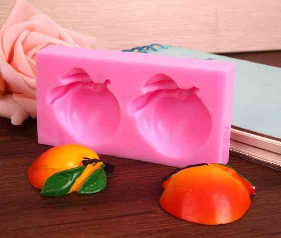 Молд силіконовий Персик 103 на 53 мм рожевий Київ