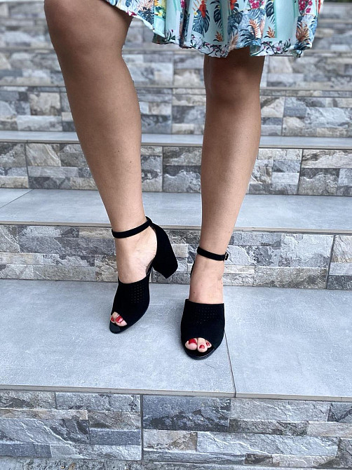 Stepter Босоніжки жіночі STEPTER 6420 чорні (літо, замша натуральна) (3788) Коломыя - изображение 4