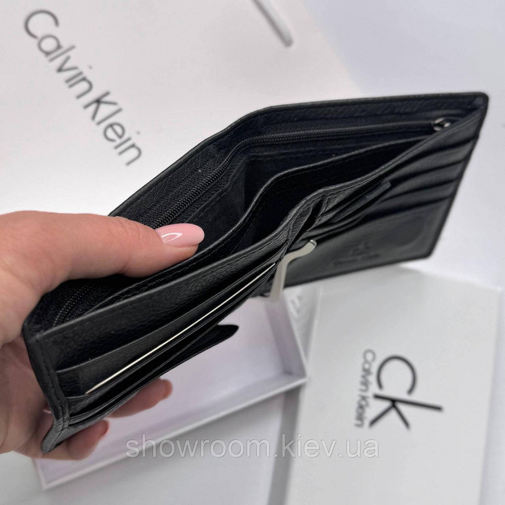 Чоловічий шкіряний гаманець, затискач для грошей на магніті Ск (6607) Київ - фото 3