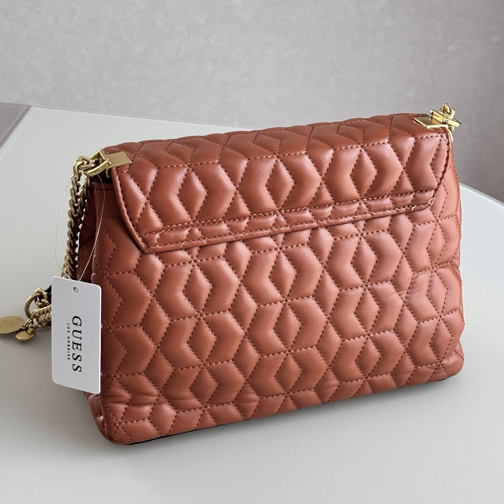 Женская сумочка Guess на плечо (787080) коричневая Киев - изображение 8