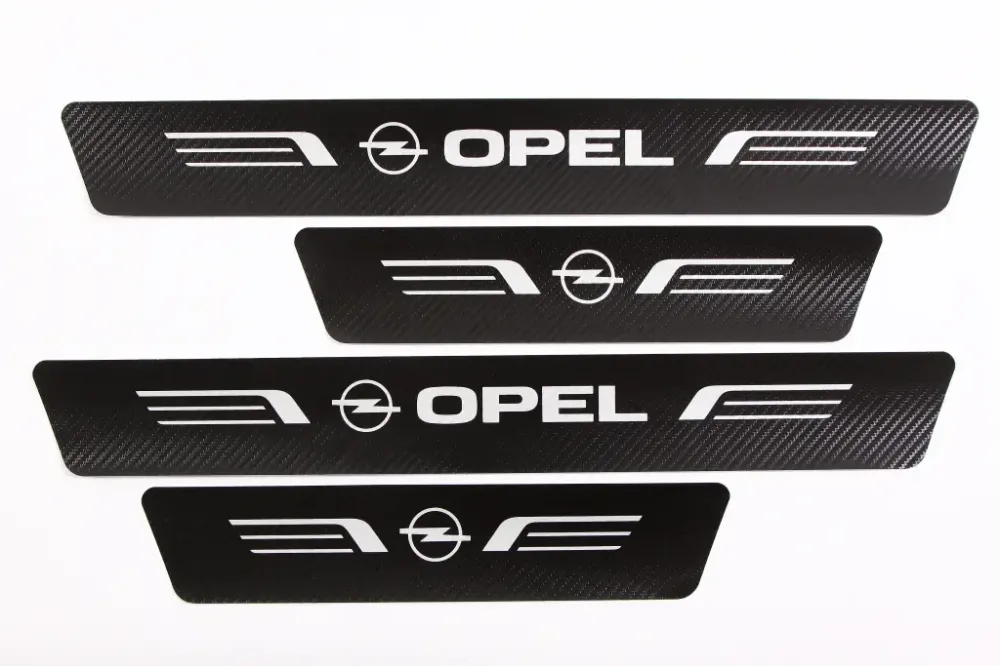 Наклейка на пороги Opel черный карбон Автограф (4 шт.) Винница - изображение 1