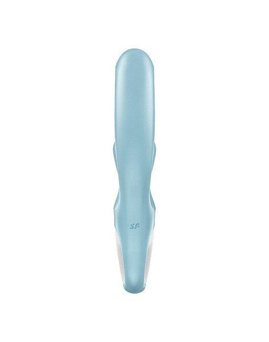 Вібратор-кролик Satisfyer Love Me Blue, гнучкий, відросток з потрійним кінчиком Sex Aura Київ - фото 5