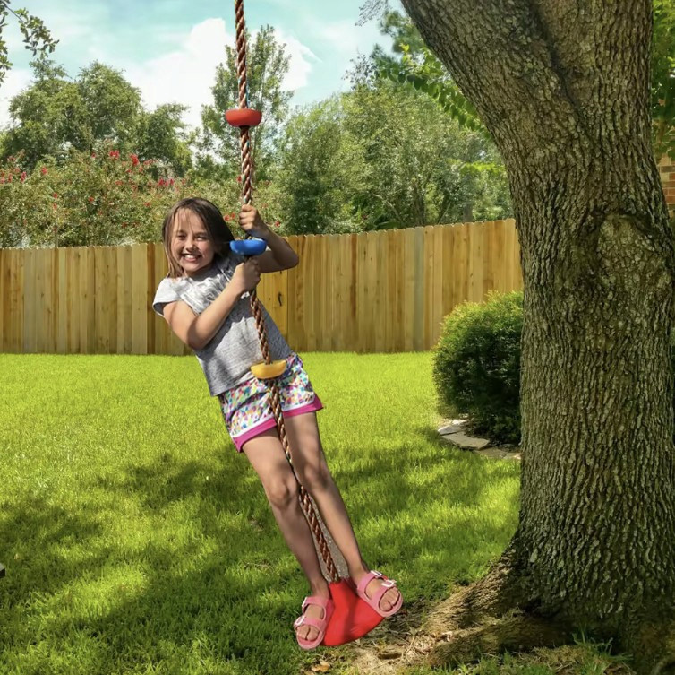 Подвесные детские качели дисковые для лазанья по канату до 100 кг Kruzzel (25367) Нововолынск - изображение 8