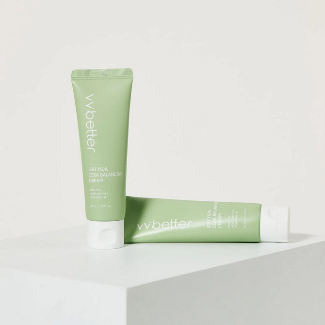 Крем балансуючий з екстрактом юдзу та церамідами Jeju Yuja Cera Balancing Cream VVbetter 50 мл Вінниця - фото 3