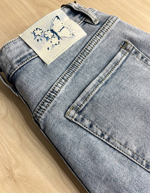 Шорти жіночі джинсові Liana 4-015 бермуди висока посадка великі розміри стрейч блакитні, блакитний, 30, 30, 81 см, 112 см Київ - фото 14