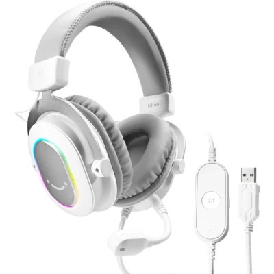 Навушники Fifine H6 RGB 7.1 White (H6W) Вінниця - фото 9