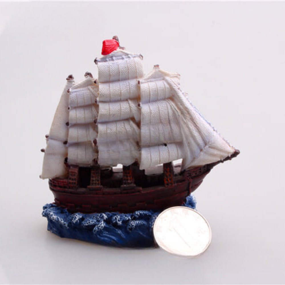 Декоративная фигурка Парусник для флорариума, моссариума, аквариума, мини-сада, рокария, микроландшафта, вазон Одесса - изображение 2