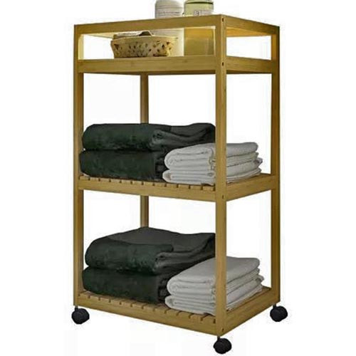 Етажерка для ванної на коліщатах "Андолі" сієна Миколаїв - фото 1