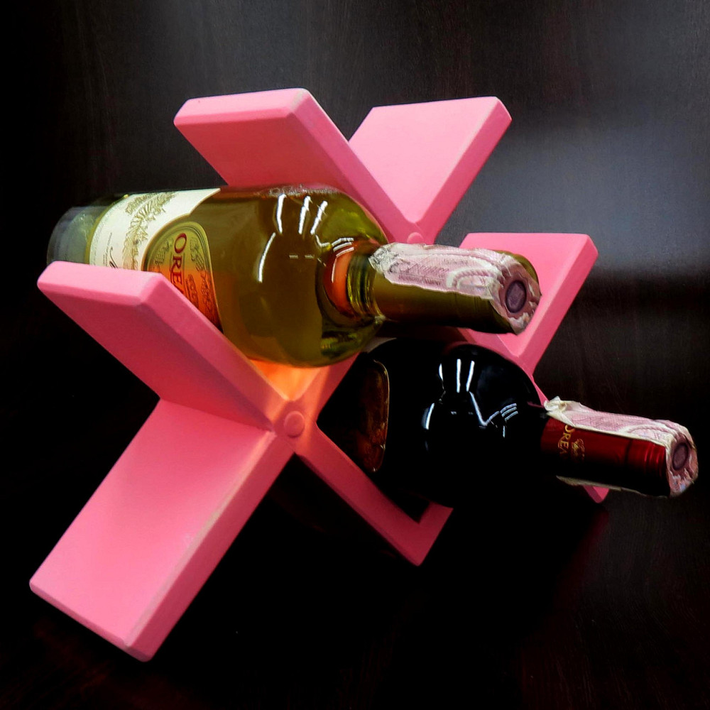 Настольная винная полка 