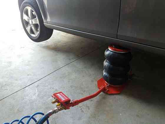 Домкрат 3,5т (135-420мм) підкатний пневматичний 6-12bar,Ø270мм Одеса