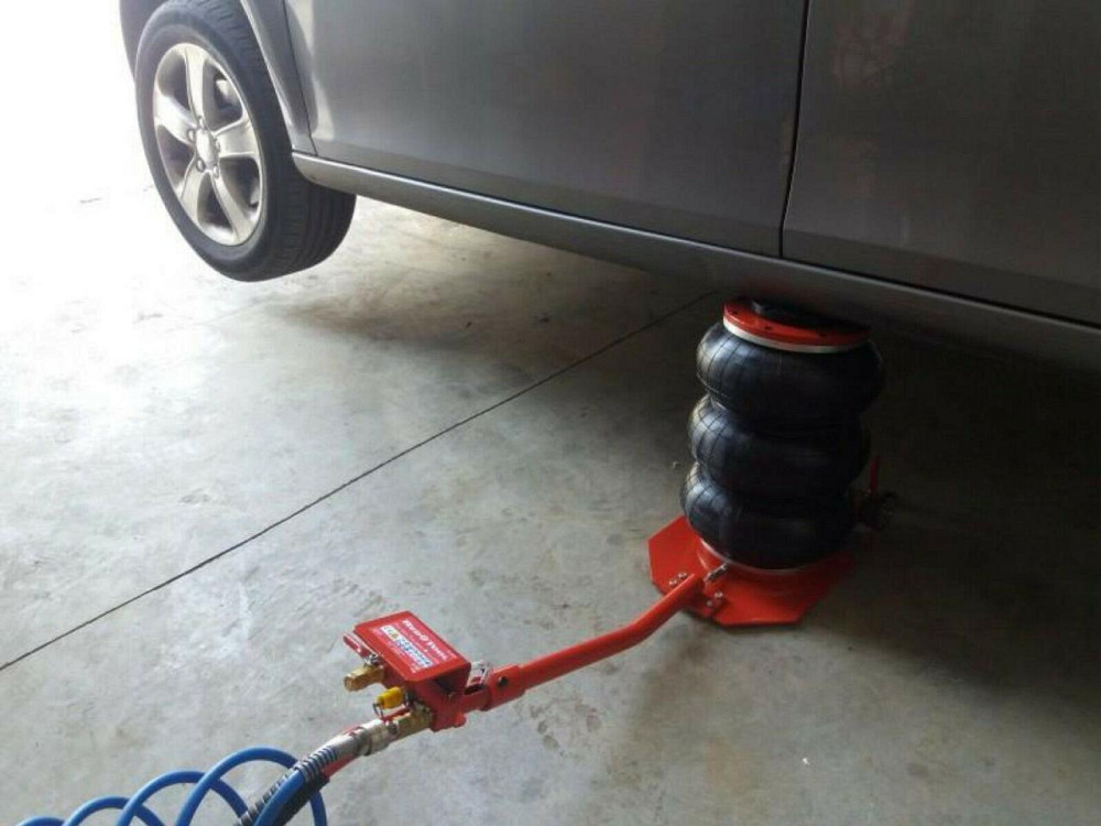 Домкрат 3,5т (135-420мм) підкатний пневматичний 6-12bar,Ø270мм Одеса - фото 4