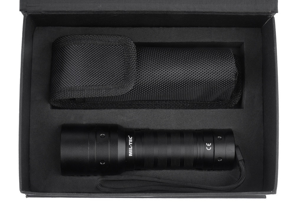 Тактичний Ліхтар 520 люмен, 4 режими роботи + чохол Mil-Tec від Sturm (15153400) Живлення 4хААА Нововолинськ - фото 7