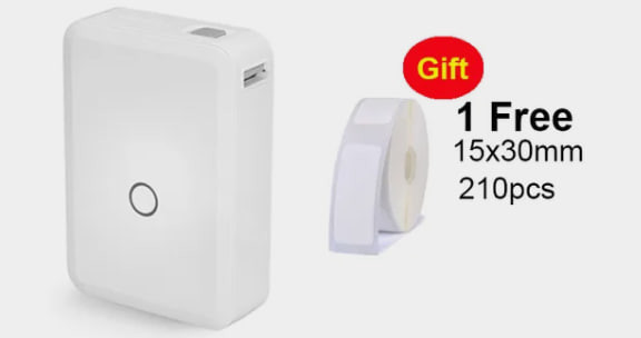 Термопринтер для друку наклейок NIIMBOT D110 (Білий) Миколаїв - фото 3