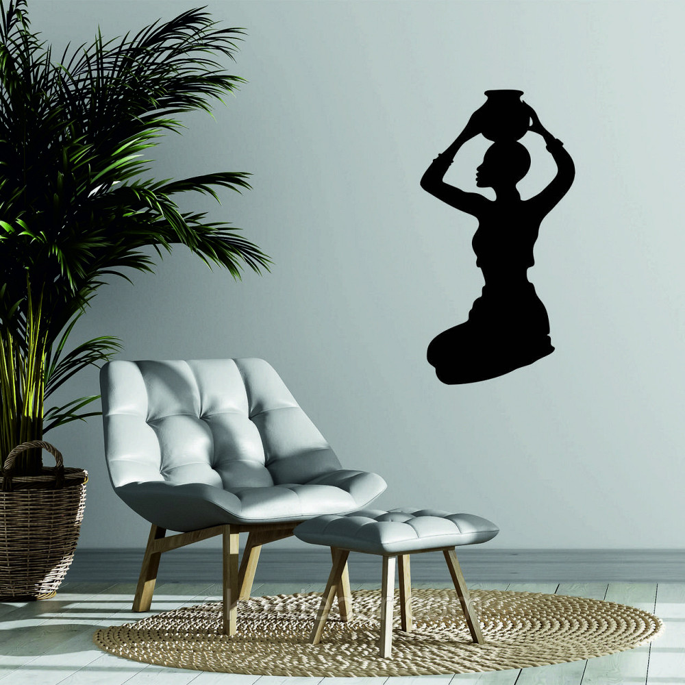 Декоративне настінне Панно «Дівчина з глечиком», Декор на стіну Київ - фото 7