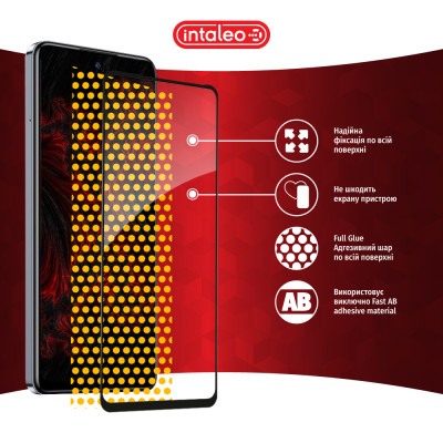 Скло захисне Intaleo Full Glue Infinix Hot 40 Black (1283126589195) Вінниця - фото 7