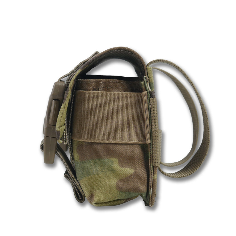 Подвійний підсумок для гранат. Тактичний підсумок під 2 гранати KIBORG Multicam. Підсумок гранатний подвійний Київ - фото 4