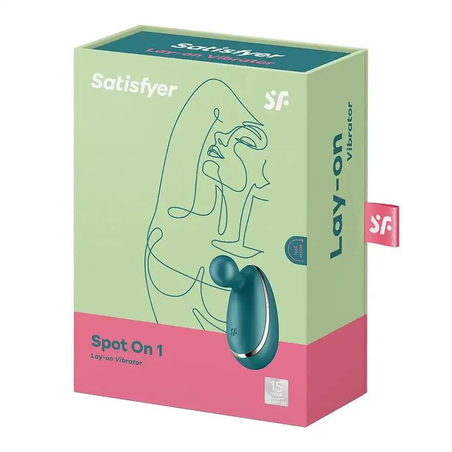 Вібратор для зовнішньої стимуляції Satisfyer Spot On 1 Green, гнучкий відросток Львів - фото 5