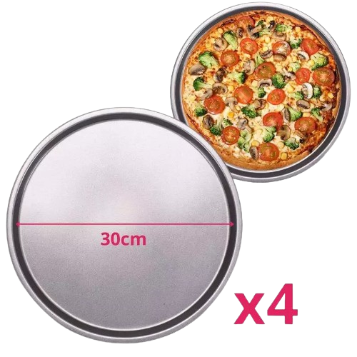 Набір форм для випікання піци 4шт 30см вуглецева сталь 6045 KAMILLE Житомир