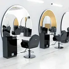 Перукарська Консоль Calissimo Konsola Konsoleta Fryzjerska Barberska Lustro Fryzjerskie 200X80 Led Pro Киев