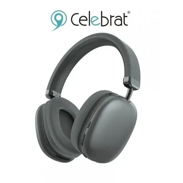 Bluetooth-навушники CELEBRAT MDR A39 з автономністю до 40 годин та швидкою зарядкою за 2 години, бездротові Одеса - фото 1