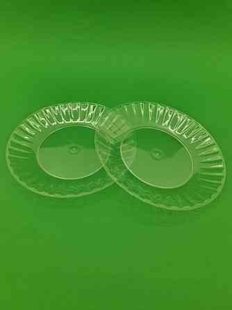 Тарілка одноразова 205 Склоподібна Юніта прозора (10 шт) Харків