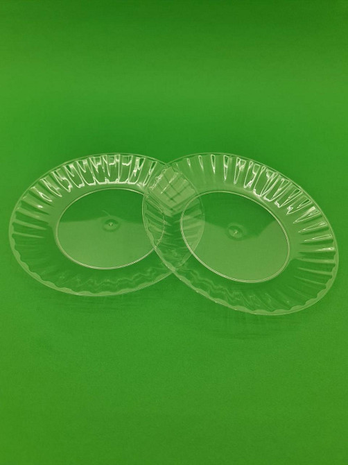 Тарілка одноразова 205 Склоподібна Юніта прозора (10 шт) Харків - фото 1
