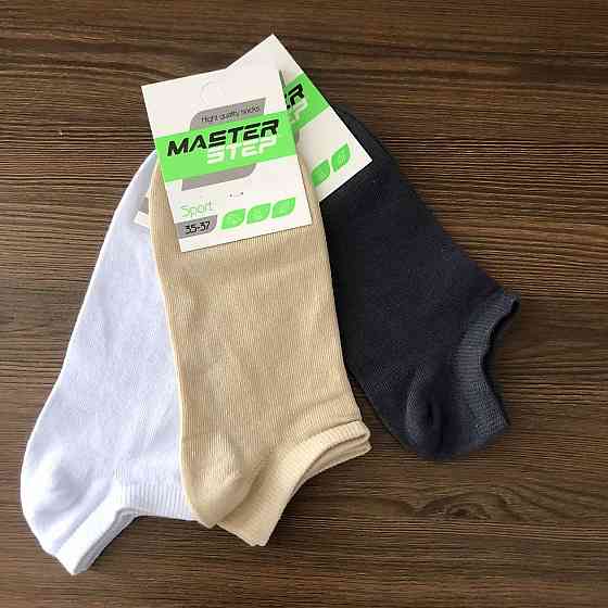 Носки женские спорт короткие хлопковые Master Step арт.429 г. в ассортименте 37-40 р. Черновцы