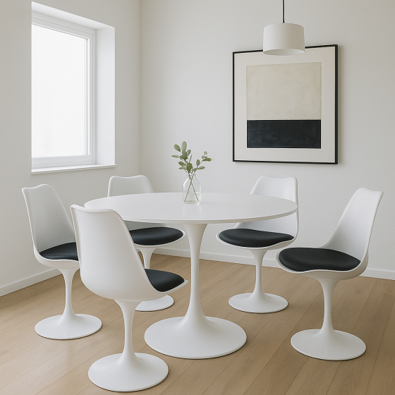 Стілець Тюльпан м'який дизайнерський Дніпро