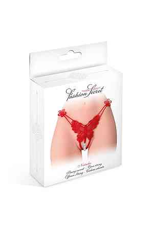 Трусики с жемчугом Fashion Secret Natasha Red Sex Aura Киев
