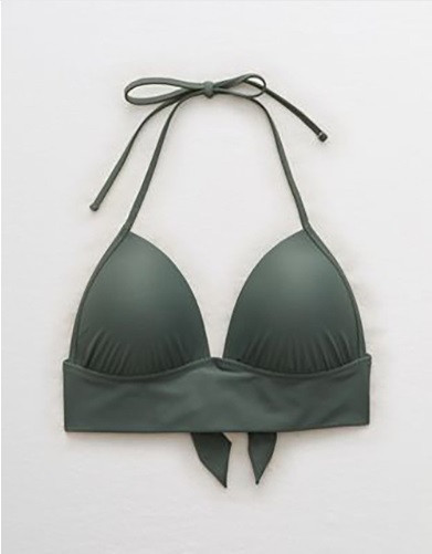 Верх для купальника с тонким поролоном хаки Киев - изображение 8