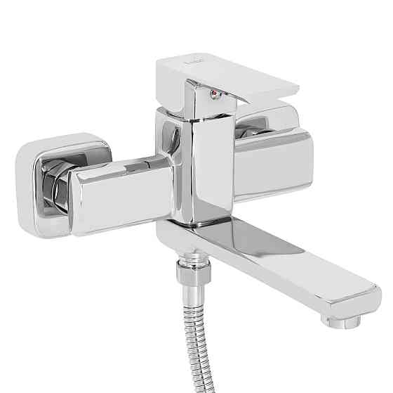 Змішувач для ванни Lidz Dozorca 0051 з поворотним виливом (з душовим гарнітуром) (k35) LDDOZ0051CRM45404 Chrome Київ