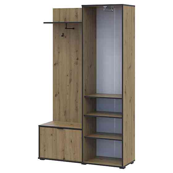 Прихожая с зеркалом Doros Дора 113,5х40х192 см Дуб артизан (DRS-011340) Днепр