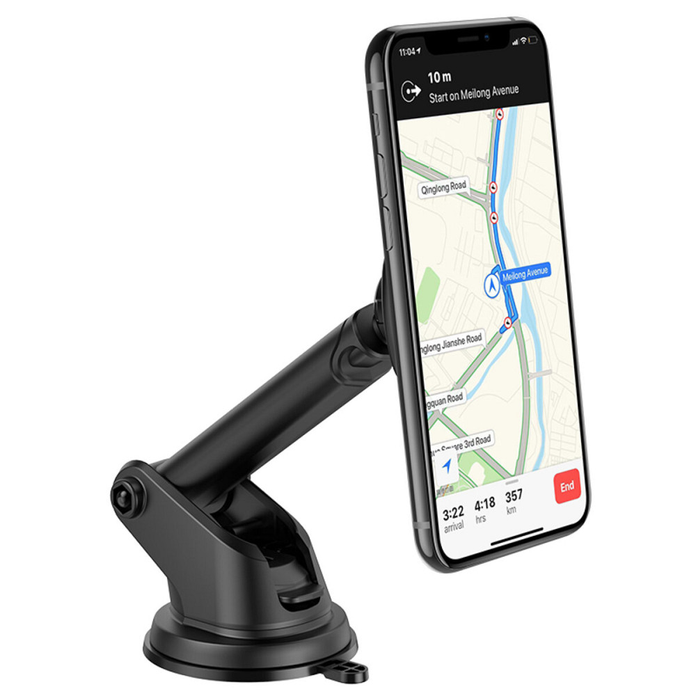 Тримач для мобільного HOCO CA67 Sagittarius series stretch magnetic car holder Black Київ - фото 4