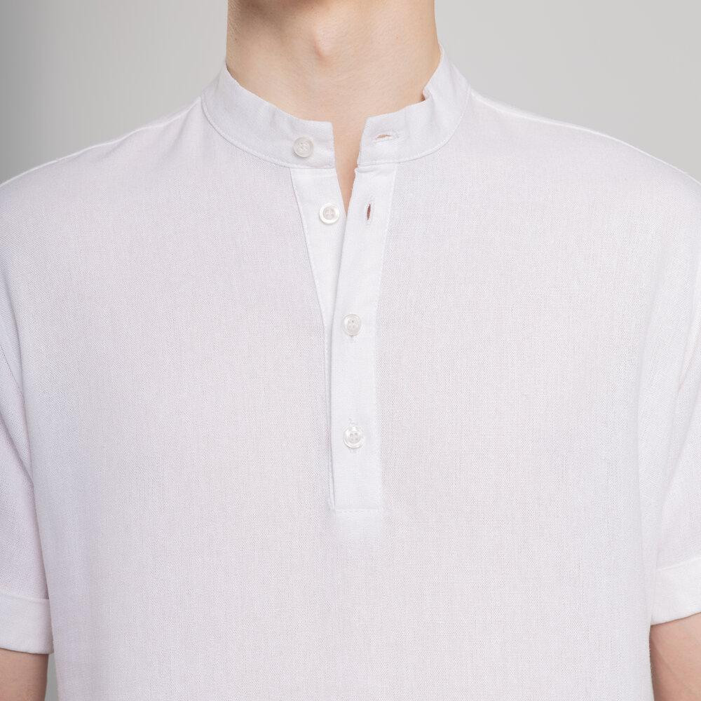 Чоловіча сорочка з коротким рукавом біла Pobedov Molodist' Київ - фото 7