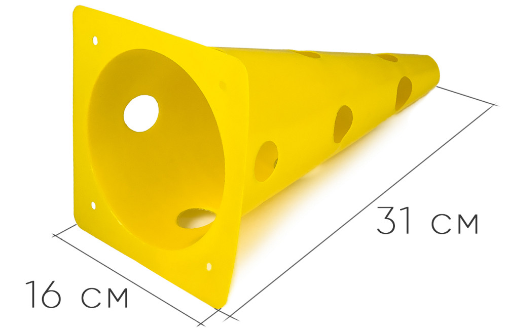 EasyFit Конус-фішка спортивна EasyFit 31 см жовта Коломия - фото 7