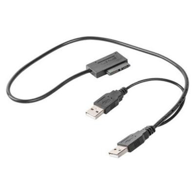 Перехідник USB 2.0 to Slimline SATA 13 pin Cablexpert (A-USATA-01) Вінниця - фото 2