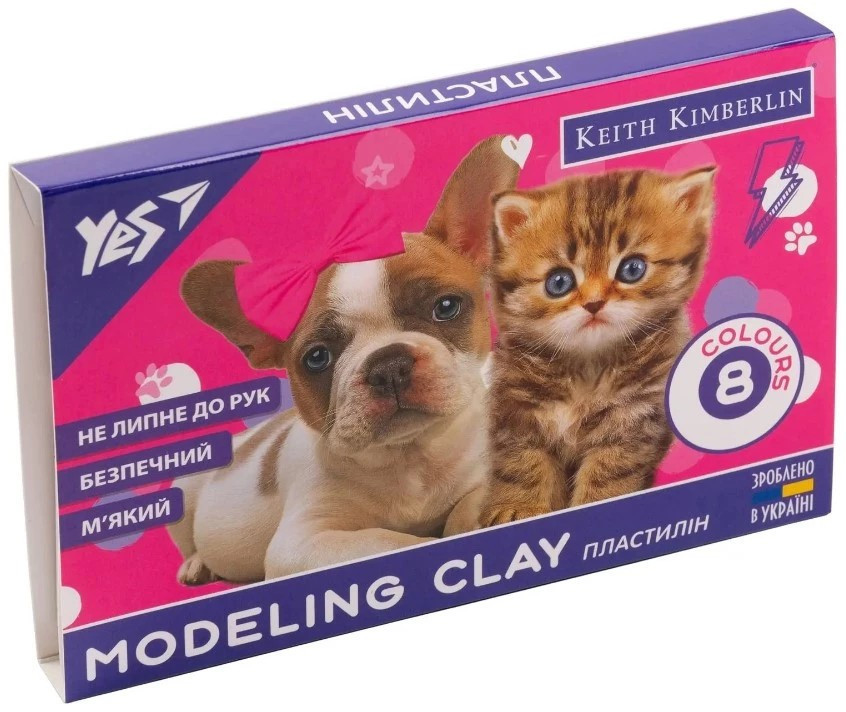 Пластилін 8 кол. 160 г 